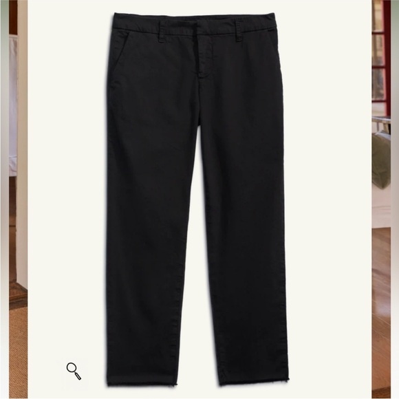 Frank & Eileen Black Chinos Wicklow The Italian Tailored Fit Size 0 - Picture 4 of 11